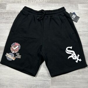 NEW ERA CHICAGO WHITE SOX BASEBALL MLB BLACK SHORTS MEN'S MEDIUM 3X WORLD SERIES